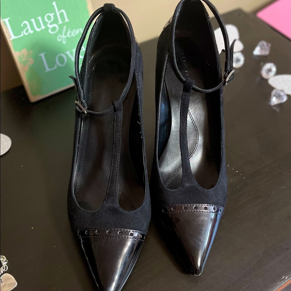 Tahari Suede Heels